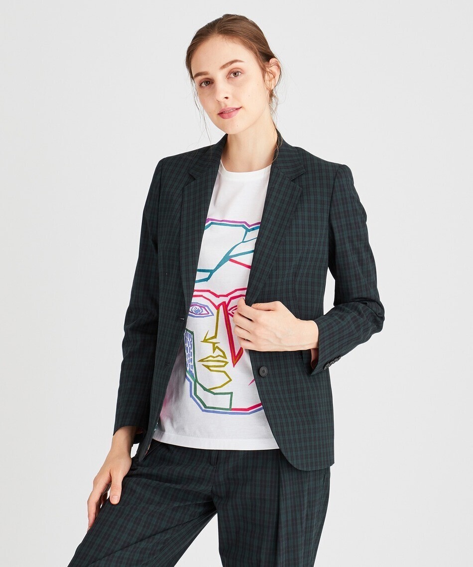Paul Smith ミックスドチェックテーラリング ジャケット
