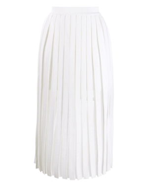 BALMAIN プリーツ ミディスカート