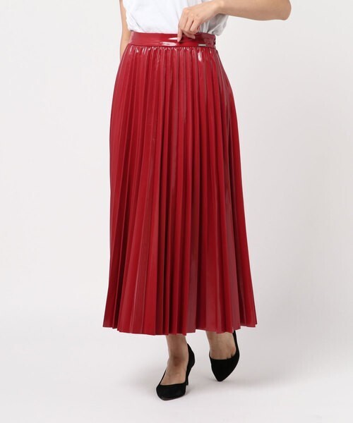 GUESS LOLIE PATENT LONG SKIRT