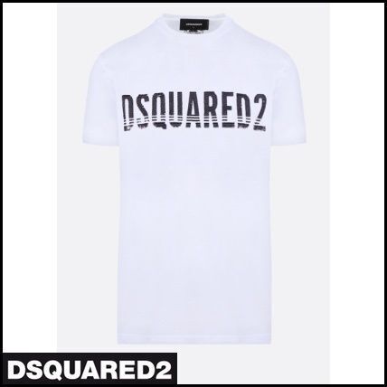 Dsquared2 ロゴ刺繍ジャージーTシャツ