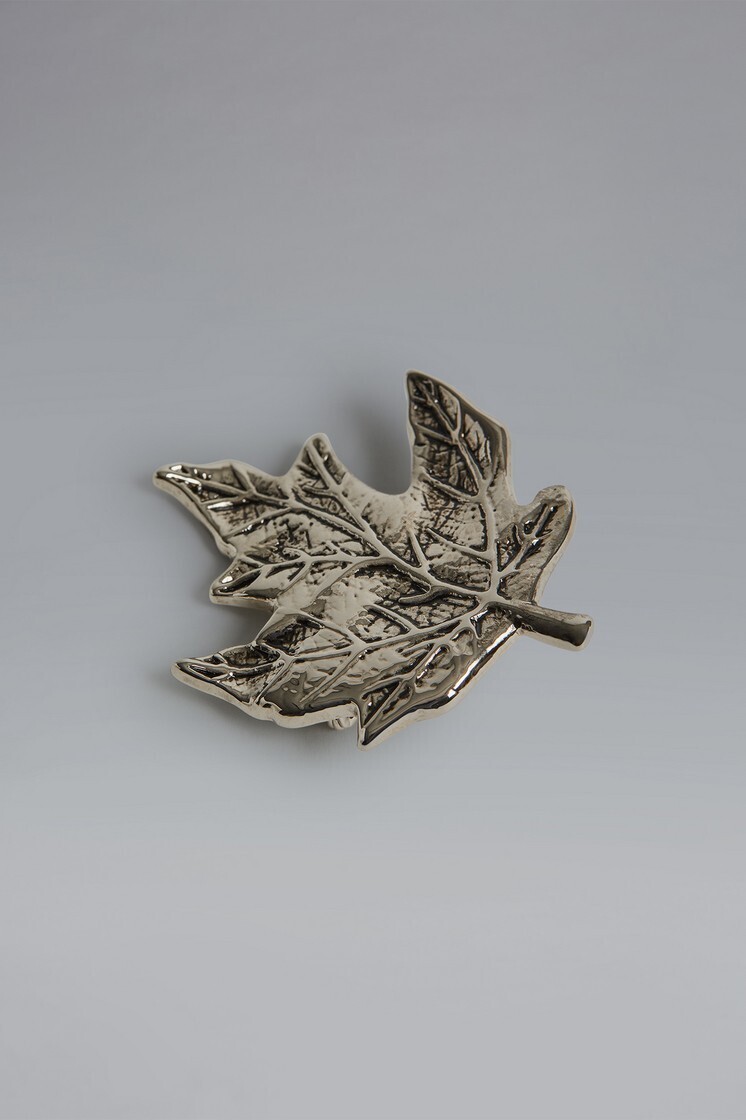 Dsquared2 Maple Leaf Metal Brooch