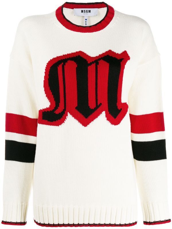 MSGM オーバーサイズ ニットパーカー