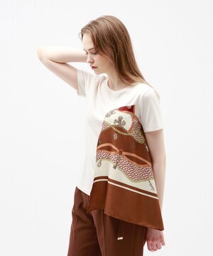 LOVELESS ドレープ スカーフ Tシャツ