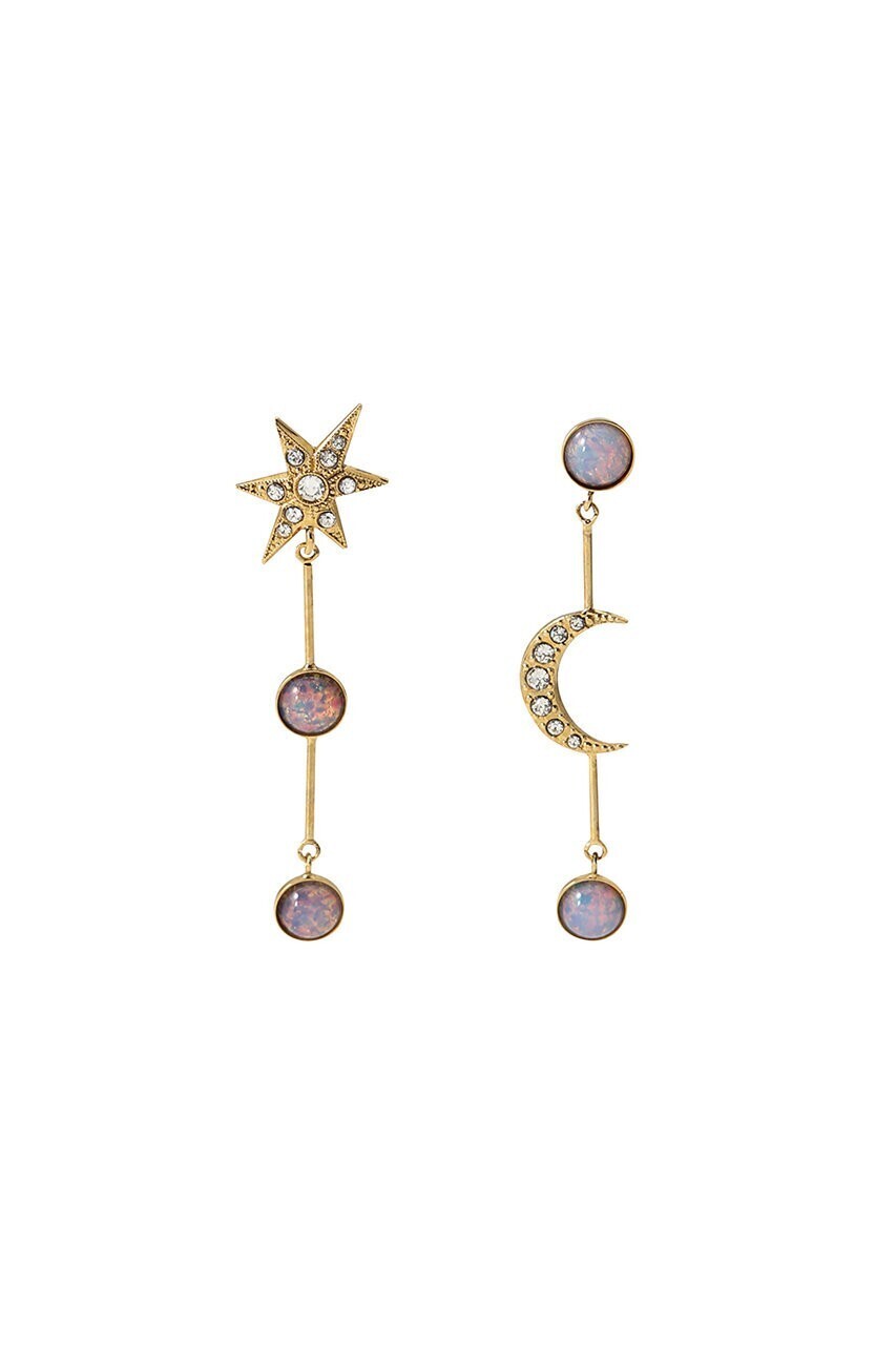 ADER MOON＆STAR カボションピアス