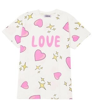 PUNYUS 感情総柄Tシャツ