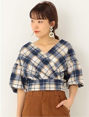 Another Edition Another Edition チェックプリントカシュクール