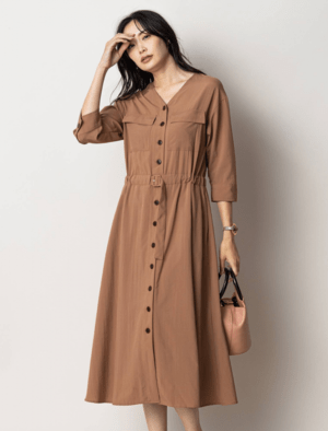 Otto pittock style pittock/【623466】/ワーク調ワンピース