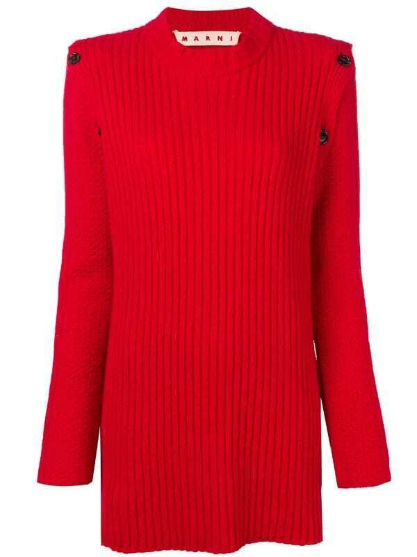 MARNI long rib sweater