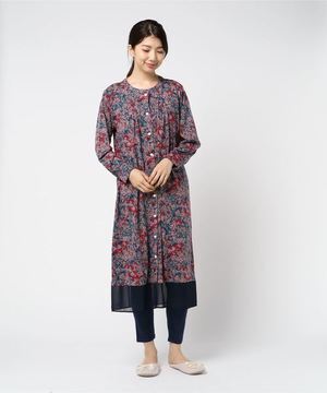 KID BLUE ブルーミングフラワーＮ -長袖ナイティ
