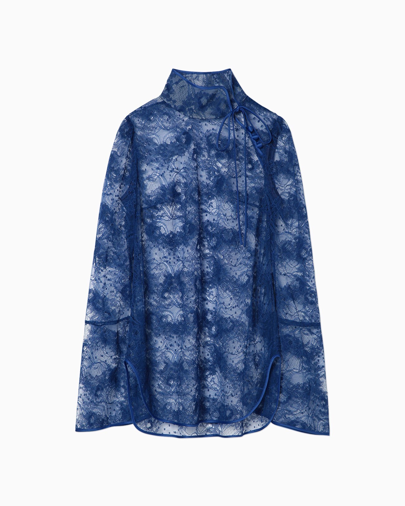 Mame Kurogouchi Organdie Lace High-Neck Tops