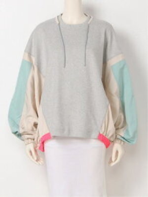 MILKFED. COLORBLOCK TOP