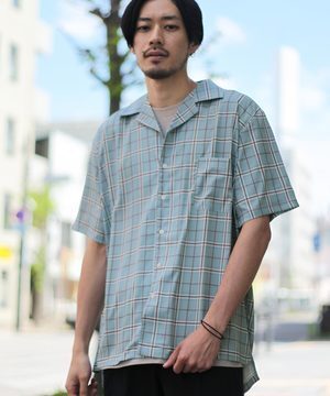 ZIP FIVE 半袖オープンカラーシャツ