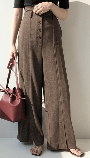 Plage SALT+ HERRINBORN FRONT SLIT パンツ