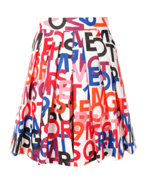 MSGM letter print shorts