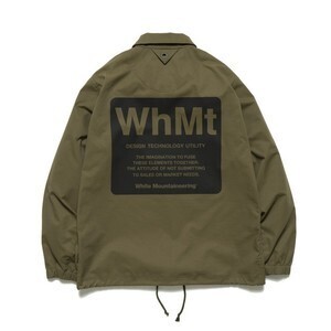 White Mountaineering WhMt PRINTED COATCH JACKET - KHAKI