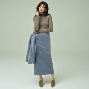 BLUEBIRD BOULEVARD コーデュロイマキシスカート