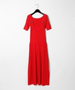 GRACE CONTINENTAL レイヤードニットワンピース