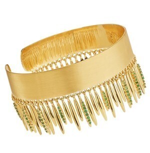 ileana makri GRASS LEAVES BANGLE Y-EM