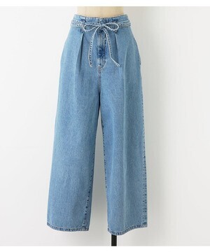 BLACK BY MOUSSY tuck denim