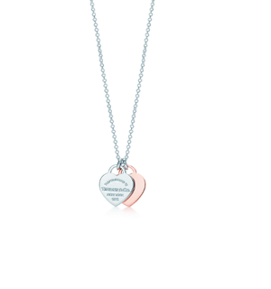 TIFFANY & Co. ダブル ハート ペンダント