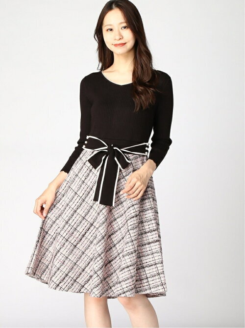 LAISSE PASSE ファンシーチェックドッキングOP