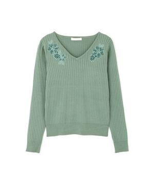 PROPORTION BODY DRESSING カットワークリブニット