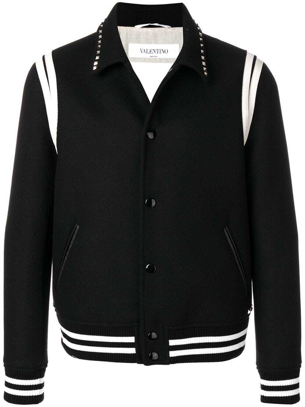 VALENTINO スタッズ スタジアムジャケット