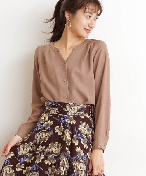 N.（N. Natural Beauty Basic） ガルーダツイルシャツ