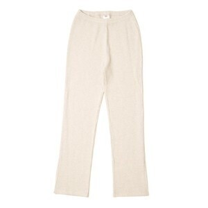 flower thermal slit pants