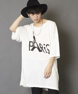 unrelaxing スーパーオーバーサイズビッグTシャツ ビッグシルエットドロップショルダーTシャツ