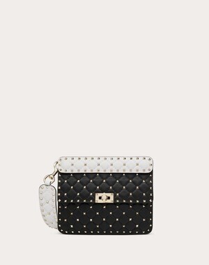 VALENTINO MEDIUM SPIKE.UP GRAINY CALFSKIN BAG