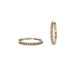 BROWN DIAMOND LINE ピアス