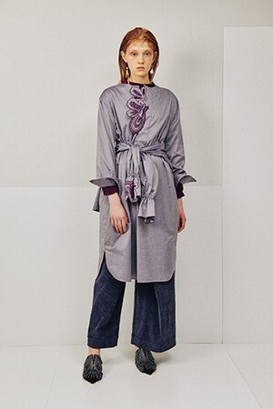 near.nippon 刺繍シフトラインワンピース
