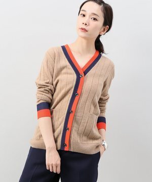 KULE KULE ラインカーディガン