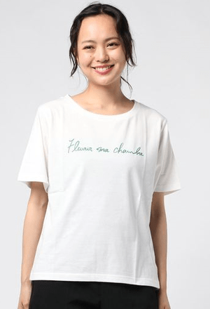 Doux archives ロゴプリントTee