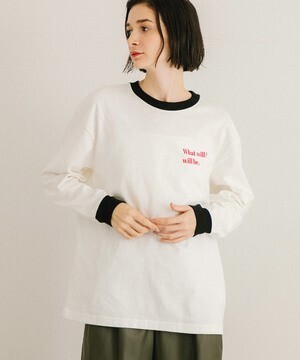 PUBLIC TOKYO トリムロゴロンTEE