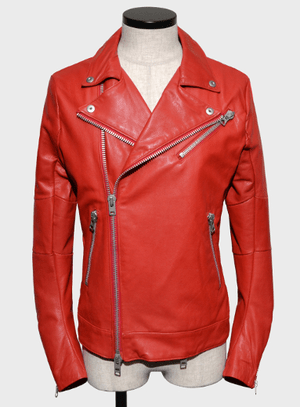 gene par YUKIO MISHIBA Goat Leather Blouson