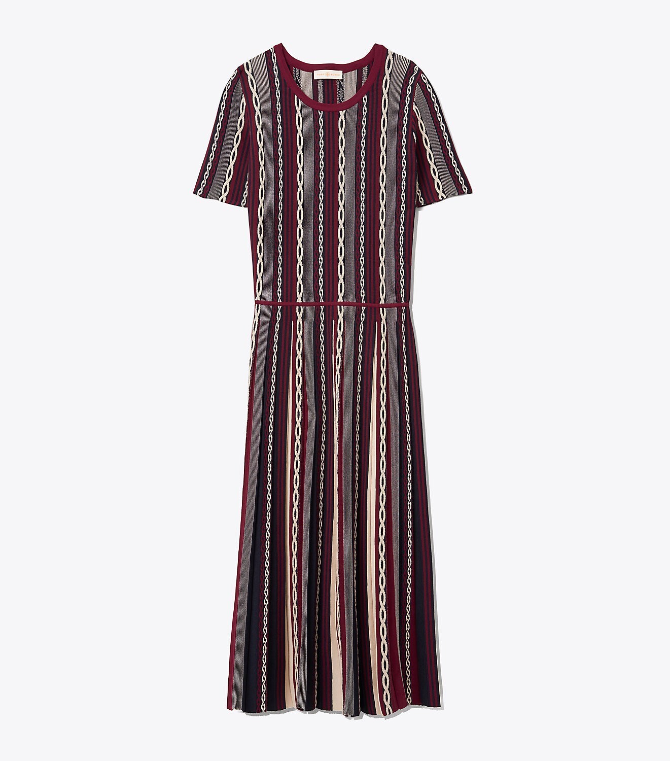 Tory Burch STRIPED SWEATER DRESS