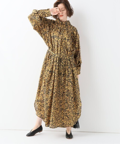 08sircus Flower print gather dress