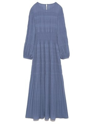 FRAY I.D シャーリングプリーツワンピース