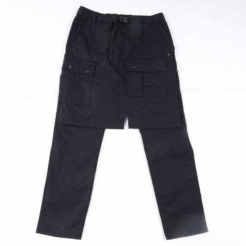 White Mountaineering STRETCHED SLIM CARGO PANTS WITH SKIRT