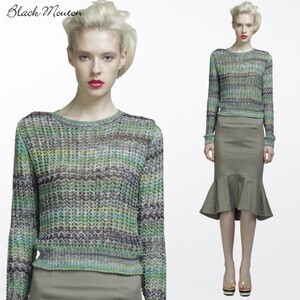 Black Mouton メランジテープヤーンプルオーバー(15363)