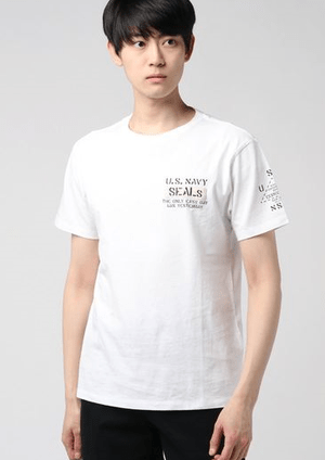 AVIREX ネイビーシールズ シンプルT-シャツ/U.S.N.SEALs SIMPLE T-SHIRT