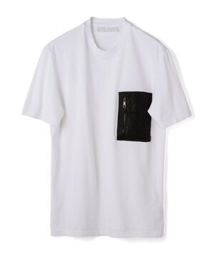 NEIL BARRETT TRAVEL POCKETED JERSEY T-SHIRT
