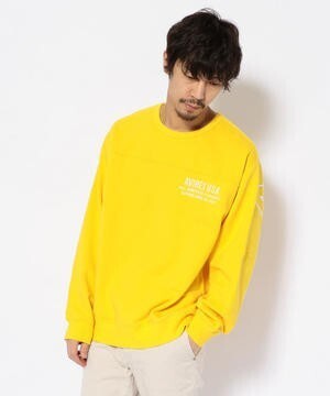 AVIREX ビッグロゴ クルーネック スウェット