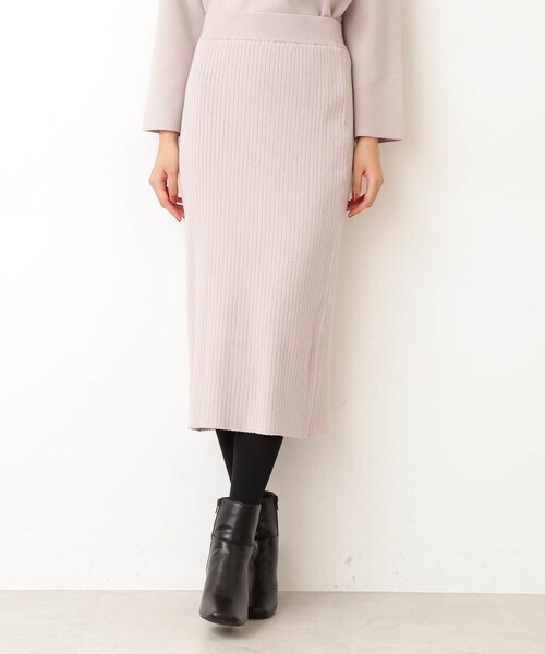 N.（N. Natural Beauty Basic） ニットセットアップスカート
