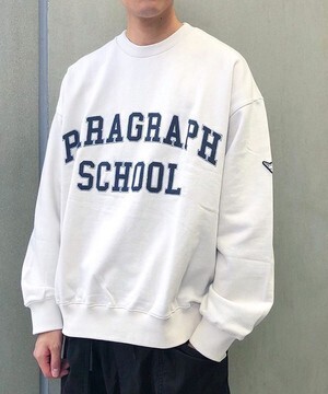 Paragraph カレッジスクールビッグクルースウェット