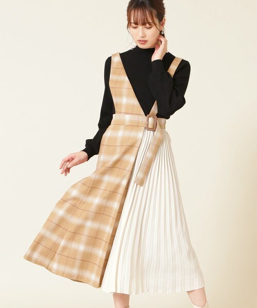 JILLSTUART オンブレーチェックワンピース
