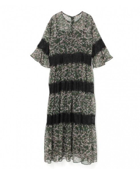 SAAAGE boutique レースコンビネーションワンピース