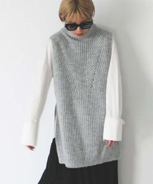 AKTE ニットベスト